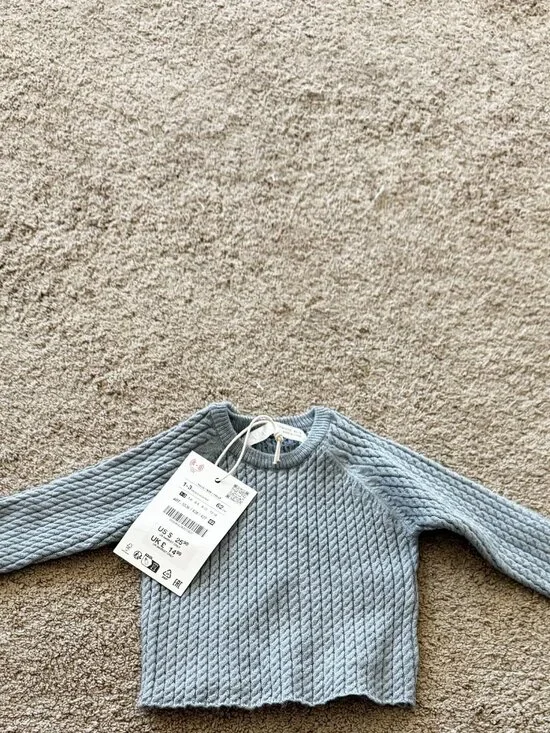 Zara Baby Cable Knit Sweater - Picture 2 of 2